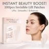 100pcs Invisible Instant Facelift Sticker Patches, Thin Facial Tape To Lift Neck, Eyes, Double Chin & Fade Wrinkles - Beauty Tool