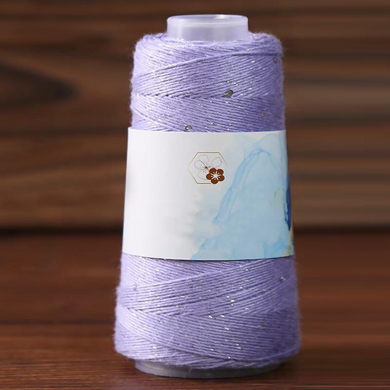 1 шт. Пряжа ручной вязки для подарка, сделай сам, блестящая шелковая нить с пайетками, пряжа из чистого хлопка и натурального шелка ручной работы, вязальная пряжа с серебряной нитью