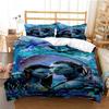 Принт из фильма Аватар Комплект постельного белья из трех предметов Модная вещь Для детей или взрослых Для кроватей Пододеяльники Наволочки Комплект постельного белья Подарок