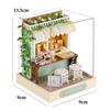 DIY Miniature Doll House 3D Puzzle Small House Assembly Building Model Kit Toys Home With Furniture Lighting Wooden Crafts Gifts