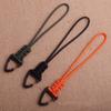 High Strength Paracord Keychain Triangle Buckle Parachute Cord Carabiner  Hiking