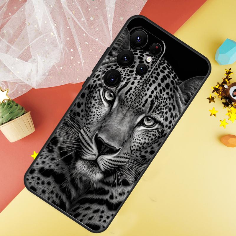 Leopard Tiger Lion Animal Phone Case For Samsung Galaxy S26 S25 S24 S21 S20 S22 S23 Ultra S10 Plus S25 FE Cover Coque