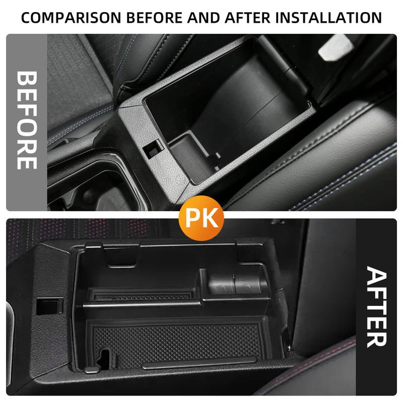 For Jeep Compass 2024 2025 Armrest Box Storage Tray Organizer Holder Stowing Plate Container Interior Accessories