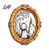 Retro Frame Fridge Magnet Halloween Wooden Refrigerator Magnet Oval Holiday Pumpkin Ghost Magnetic Decoration for Kitchen Illustration