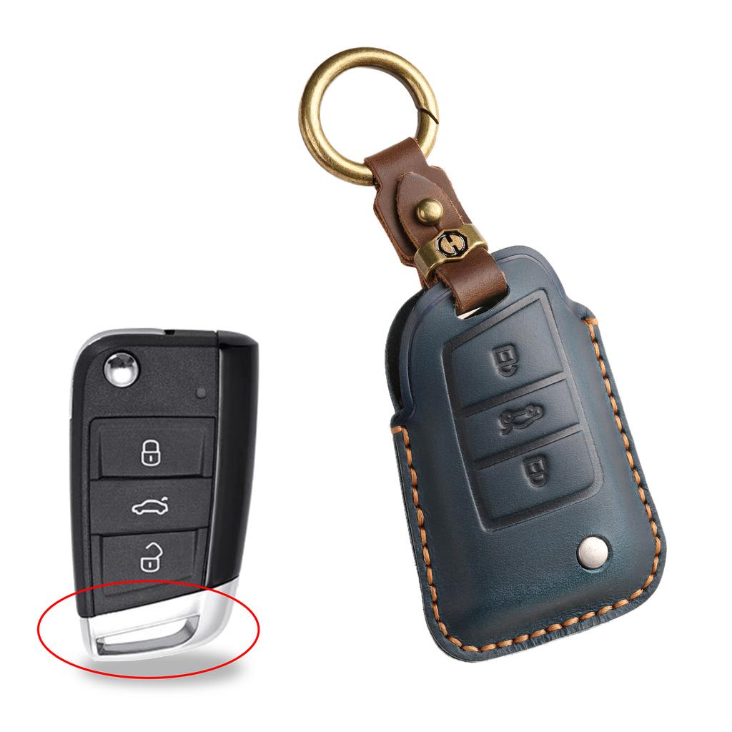 The retro key cover is suitable for Volkswagen's new Suiteng Langyi Exploration Song Yingdu Exploration Yue X car bag leather protective case