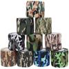12 Rolls Camouflage Elasti Bandage Wraps Cohesive Bandage Vet Tape for Pet Animals Fingers Ankles Wrists Elbows