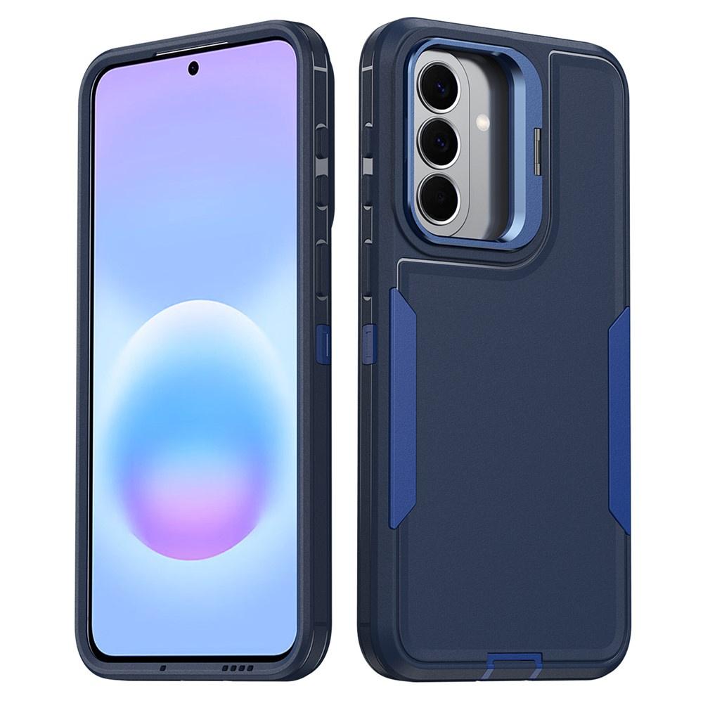 Armored case for Samsung Galaxy A27 5G, with stand, blue