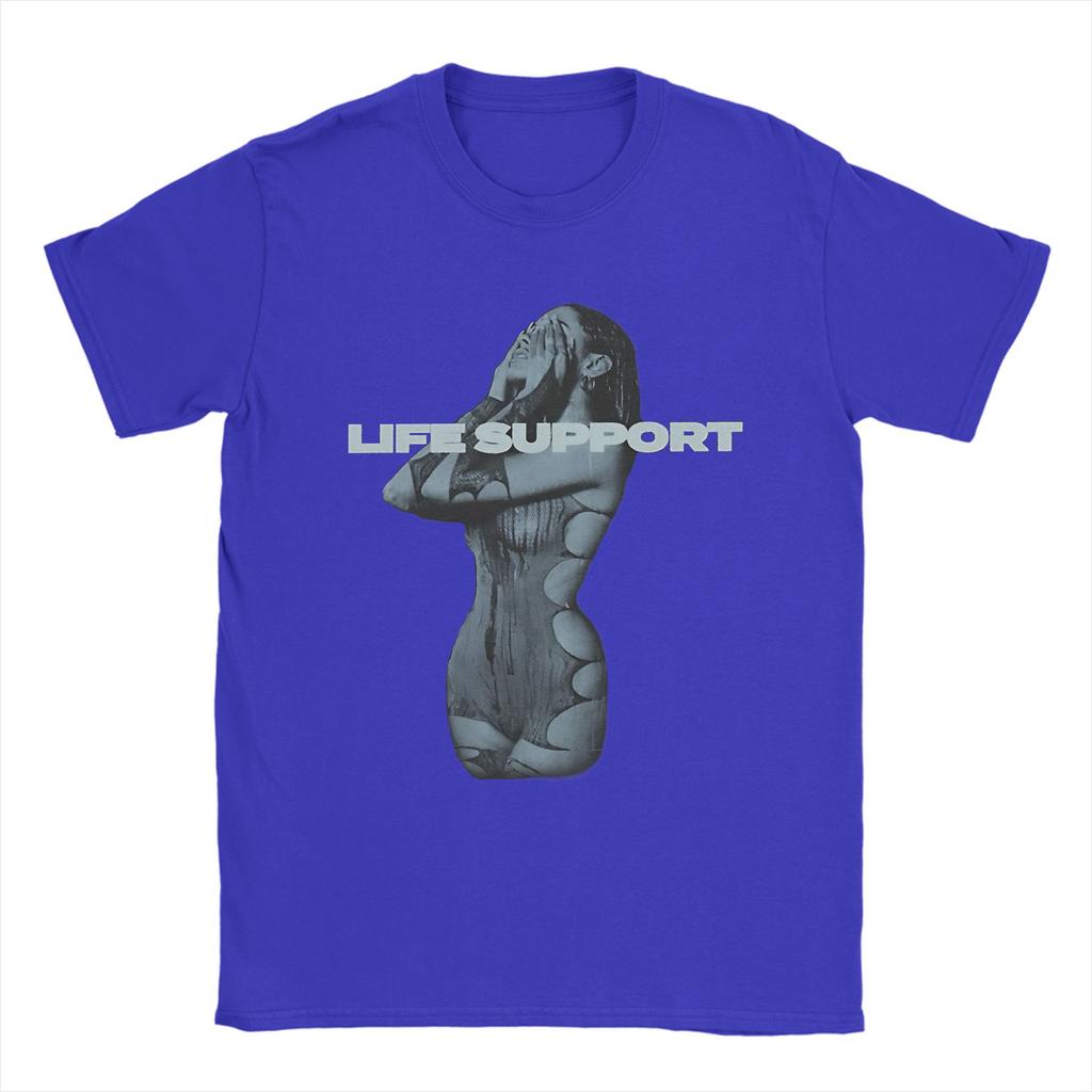 Life Support Madison Beer The Locket Tour Футболки Унисекс 100% Хлопок Футболка с Круглым Вырезом С Коротким Рукавом Футболки с Принтом Верх
