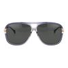 Gucci Aviator Sunglasses Grey/Gold Unisex Eyewear GG1105S-001
