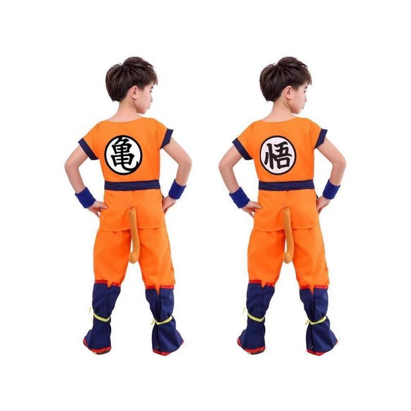 Halloween Monkey King Costume Dragon Ball Super Saiyan Cosplay Costume Children's Performance Costume