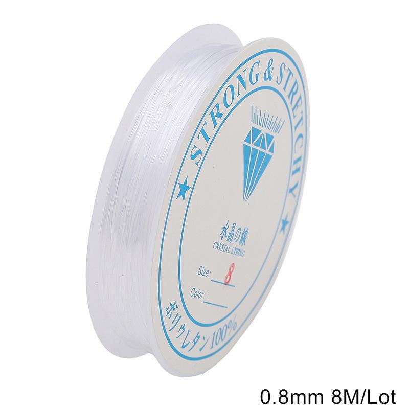 Прозрачная неэластичная кристальная леска для самостоятельного изготовления бисера и аксессуаров для ювелирных изделий