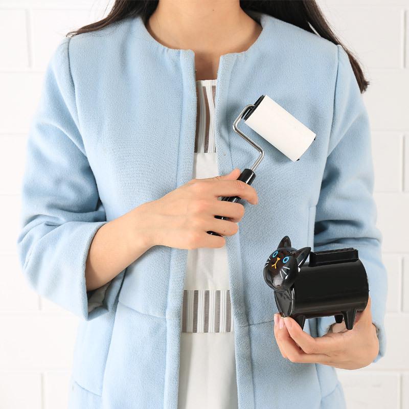 Милый кот, средство для удаления ворса, валик для удаления ворса, средство для удаления шерсти домашних животных, тканевая бритва для одежды, чистка волос для домашних животных, диван, липкий валик для удаления волос