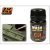 Enamel Wash: Dark Brown for Green Vehicles - AK Interactive - AK00045 - Plastique Modélisation Accessoire