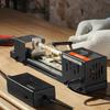 Mini Lathe Machine, 2.76 in x 6.3 in, 24VDC 96W Mini Wood Lathe Tools Milling Machine Accessories, 7 Speeds 4220/5300/5650/6350/6660/7050/8450 RPM,
