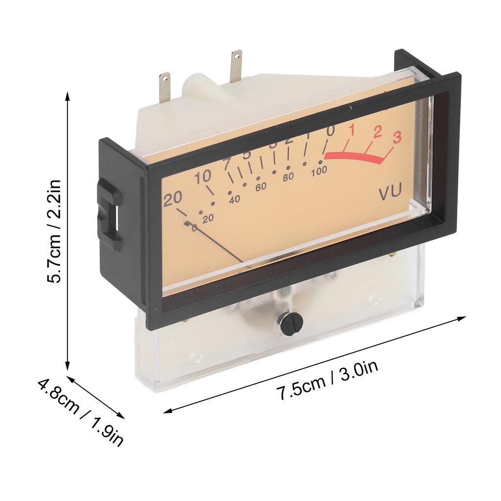 VU Meter Head Tube Amplifier 40mA High Internal Resistance High Accuracy Table Power Discharge Flat 12V