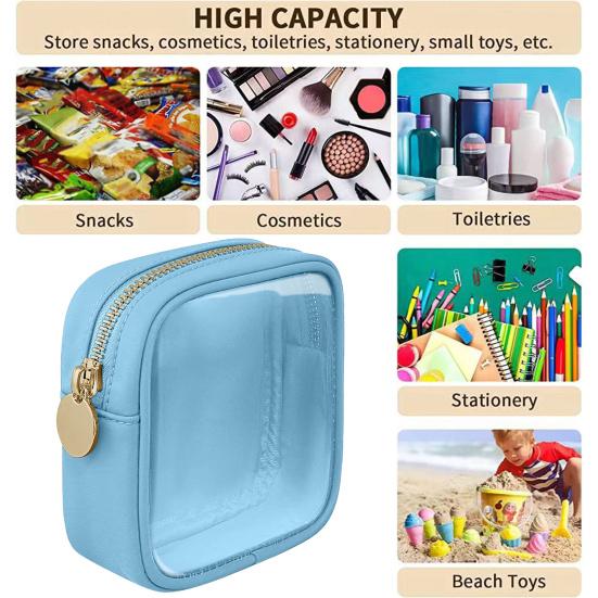 Маленькая косметичка большой емкости на молнии, легкая водонепроницаемая дорожная косметичка, косметический органайзер