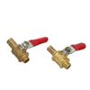 1/8" 1/4" 3/8" 1/2" Male Thread Brass Ball Valves 6/8/10/12mm Barbed Pipe Ports Water Oil Air Gas Fuel Line Shutoff Ball Valves