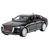 1/32 Hong Qi H9 Металлическая Люксовая Модель Автомобиля Литая Игрушечная Машинка Металлическая Модель Автомобиля Высокая Симуляция Звук Свет Коллекция Детские Подарки