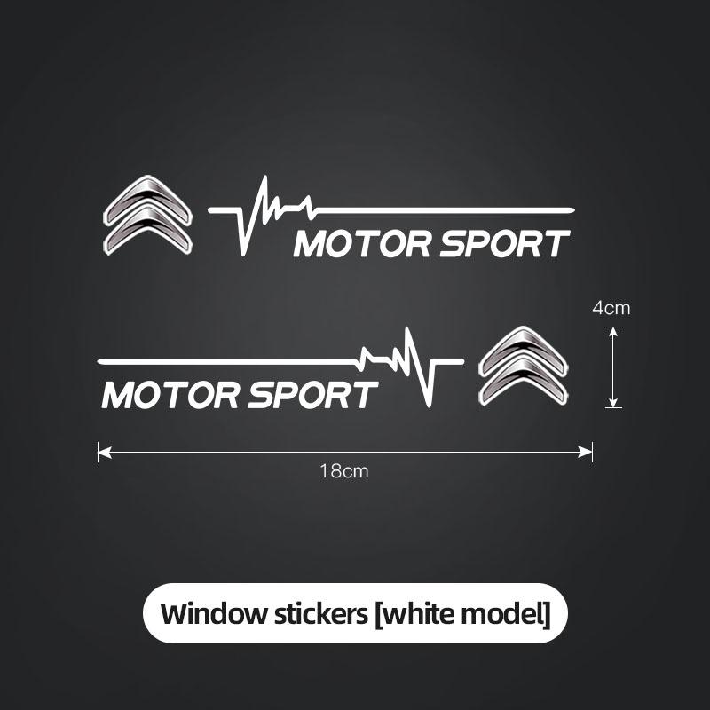 2 шт. Наклейка на автомобильное стекло Декоративные наклейки на стекло автомобиля Для Citroen C8 DS3 C6 C3 Vts C4 Saxo C4L C5 C2 Xsara C3-XR Picasso SEGA