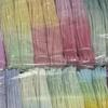 100pcs DIY Colorful Twisted Stick Plush Folding Stick Gradient Twist Stick Ribbon Bar Strip Iron Wire Thread DIY Handmade Toys