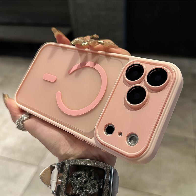 Shockproof Bumper Armor For Magsafe Matte Case for iPhone 17 Air 15 16 14 Plus 13 12 11 Pro Max PC TPU Camera Protection Cover