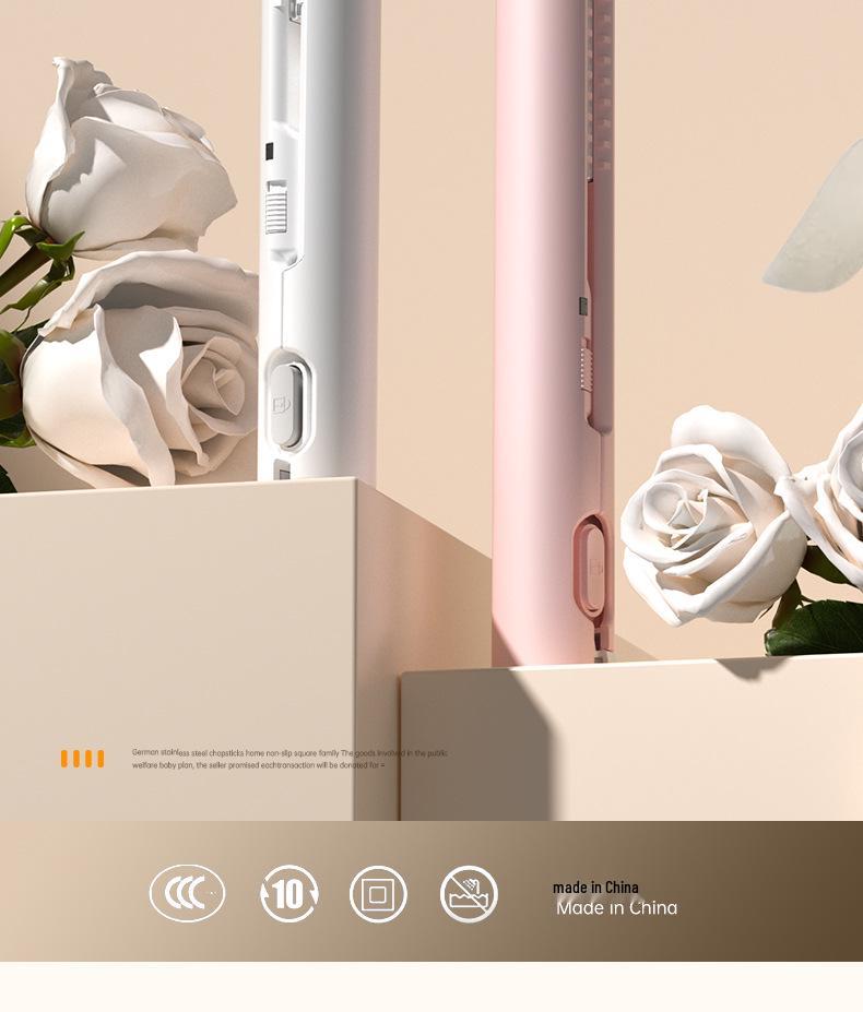 Мини-выпрямитель и плойка USB: Двухцелевой, беспроводной, портативный инструмент для волос для использования на открытом воздухе