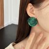 Новые корейские мелкие блестящие серьги-гвоздики в виде русалки Ji, женские, в стиле Ins, французский ретро, с разводами, персонализированные серьги, серьги