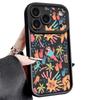 Ударопрочный чехол для телефона For iPhone 17 Pro Max Цветной мультяшный узор Силиконовая крышка For iPhone 16 Pro Max Чехол iPhone 15 14 13 12 11 16E Air