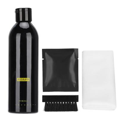 Набор для чистки спортивной обуви. Жидкость для чистки обуви. Удаление пятен. Щетка-полотенце. Салфетки.