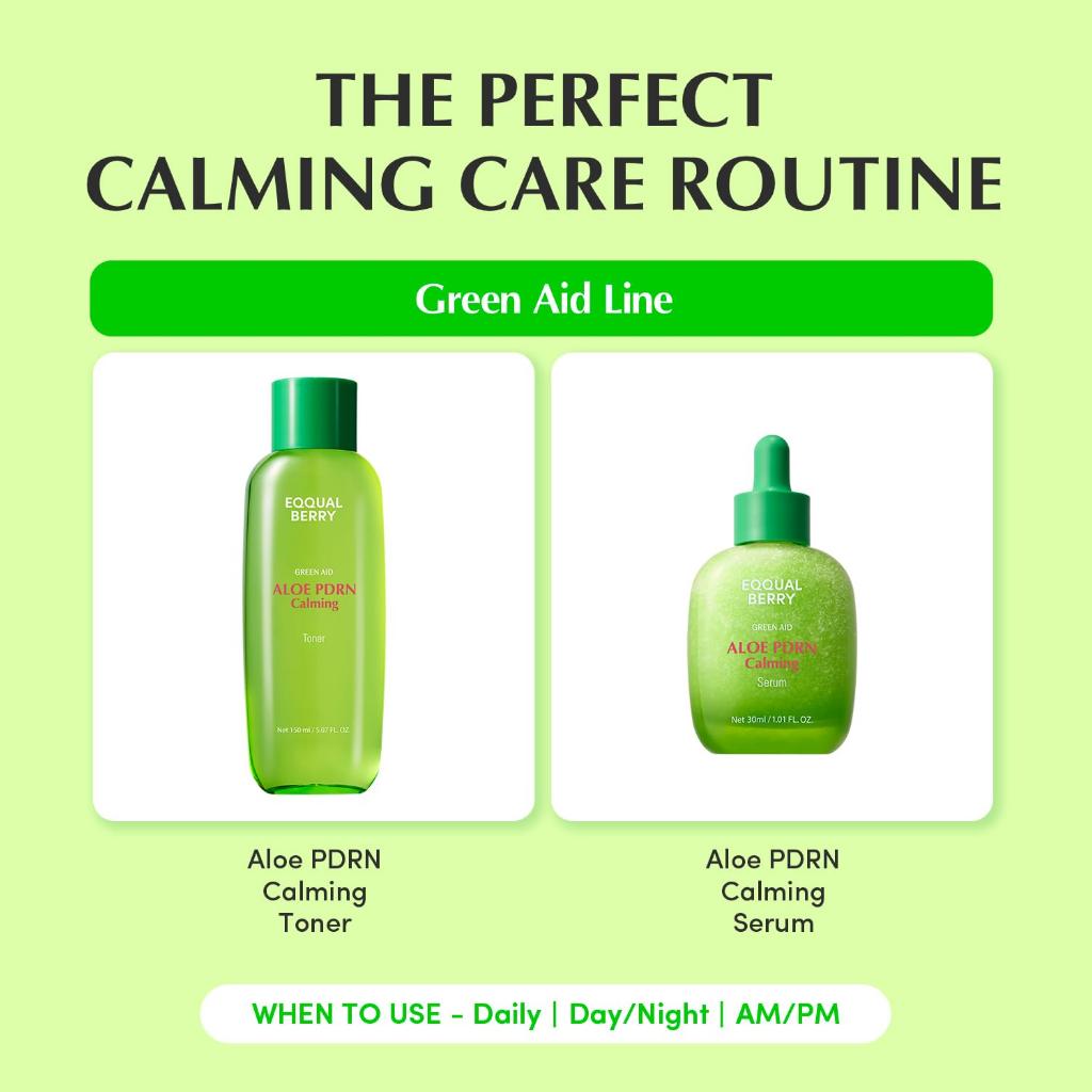 [EQQUALBERRY] Aloe PDRN Calming Toner 150ml 60% Aloe Cica Soothing Hydrating Pore Sebum Balance Face Toner
