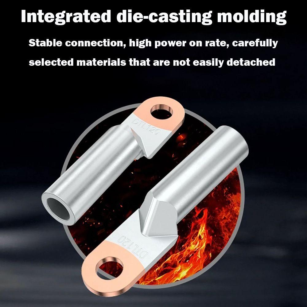 Small Copper Aluminum Terminal Non-Insulated Terminal  Block Wire Joint Cable Wire Connector  Cable