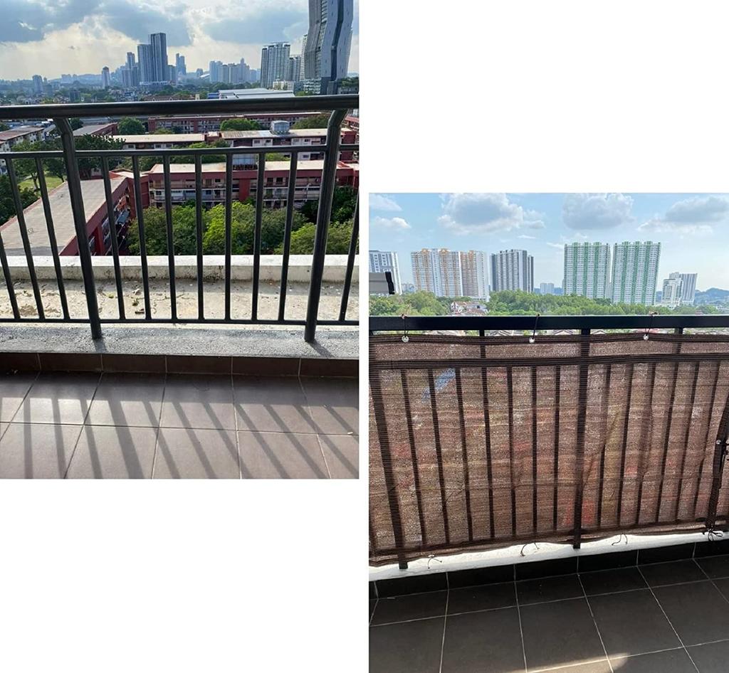 Балконный экран для защиты от непогоды, защитный экран, защитная сетка для защиты от непогоды, наружная сетка для крыльца, защитная сетка для перил, защита от ветра