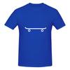 White Skateboard Skateboarding Patineta Tshirt Wrinkleresistant Tshirt Outdoor Trendy Brands Dark Color Schemes Tees