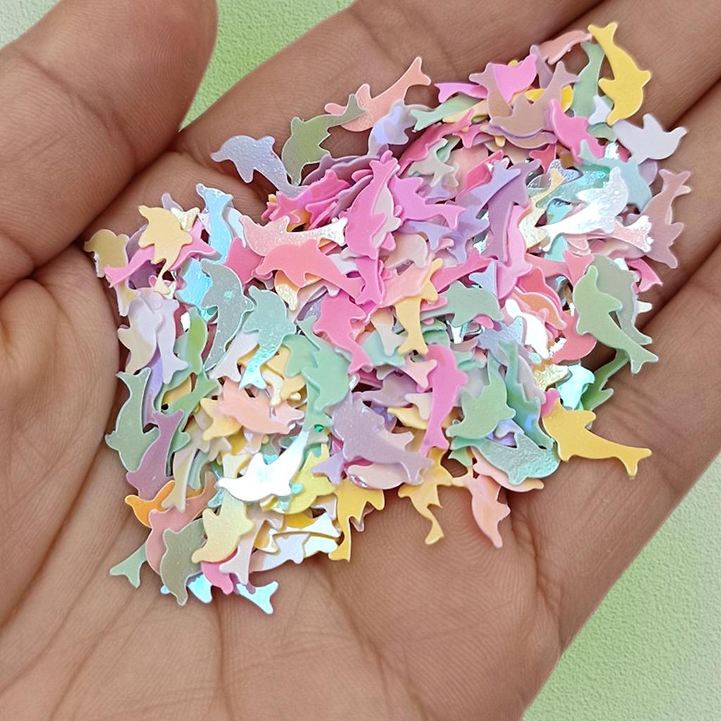 3000 шт. декоративный Дельфин DIY материал патч модный чехол для телефона фантомный цвет ПВХ ювелирные аксессуары милые животные чашка для воды