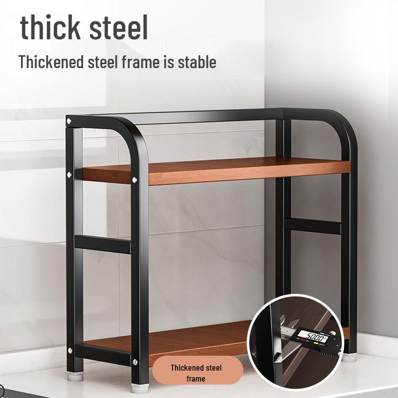 Compact Kitchen Countertop Spice and Condiment Rack