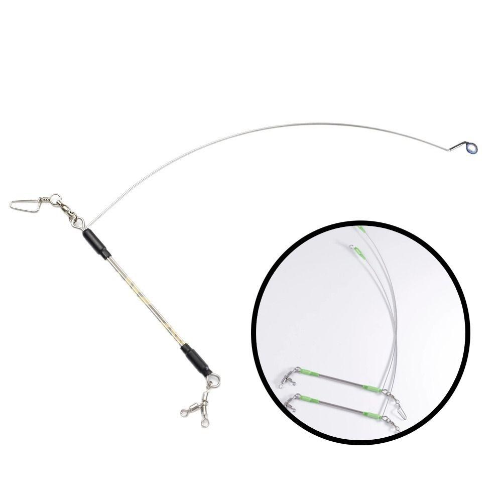 2pcs 2Pcs Set Anti Tangle Boom Sleeves Luminous Glow Luminous Fishing Tackle Saltwater Fishing