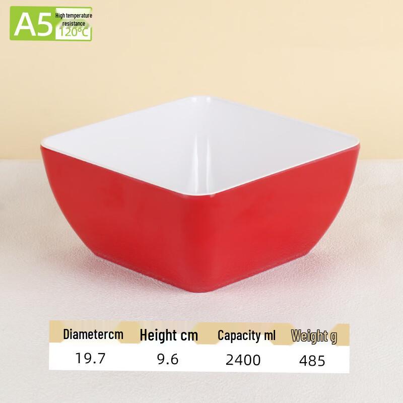 Квадратная melamine commercial serving bowl Gannian