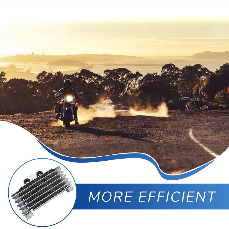Motorcycle Oil Cooler Aluminum Alloy Motorcycle Parts Modification Oil Cooler Powersports Parts Automotive Replacement Engine