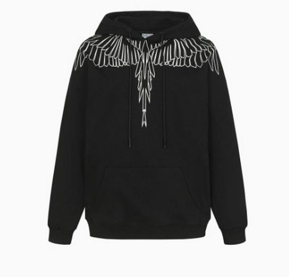 Модный Худи с Пернатыми Крыльями Marcelo: Многоцветная толстовка с фантомными крыльями, унисекс, с круглым вырезом, дизайн с молнией и змеей.