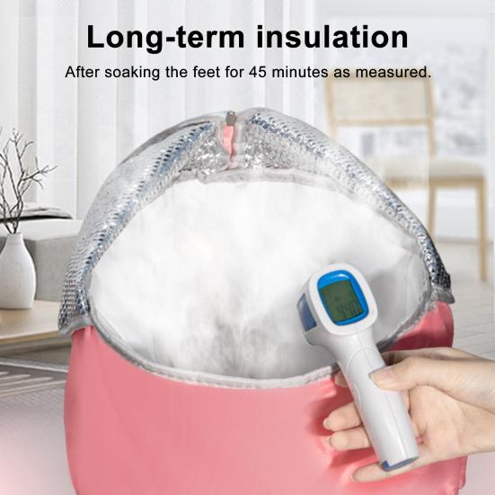 Складное ведро для ног Устойчивая трапециевидная конструкция Защита от опрокидывания Высокотемпературостойкий таз для ножной ванны Ванночка для замачивания ног