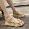 Women Sandals Summer Essentials Outdoor Dressy Open Toe Casual Thick Sole Platform Sandals Plus Size