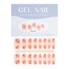 Thin Lamp Style Gel Nail Sticker 16-finger Extended Semi-curing Nail Sticker