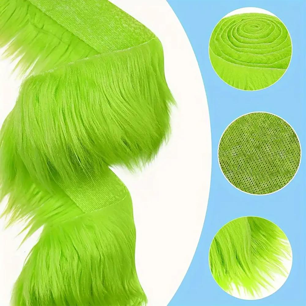 1 шт. Моющийся набор из фетра и искусственного меха для DIY косплея и материала для украшения рождественской елки, искусственная кожа для рукоделия, шитья