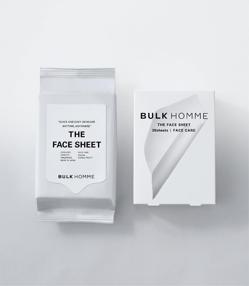 Маски для лица BULK HOMME для мужчин, 30 листов