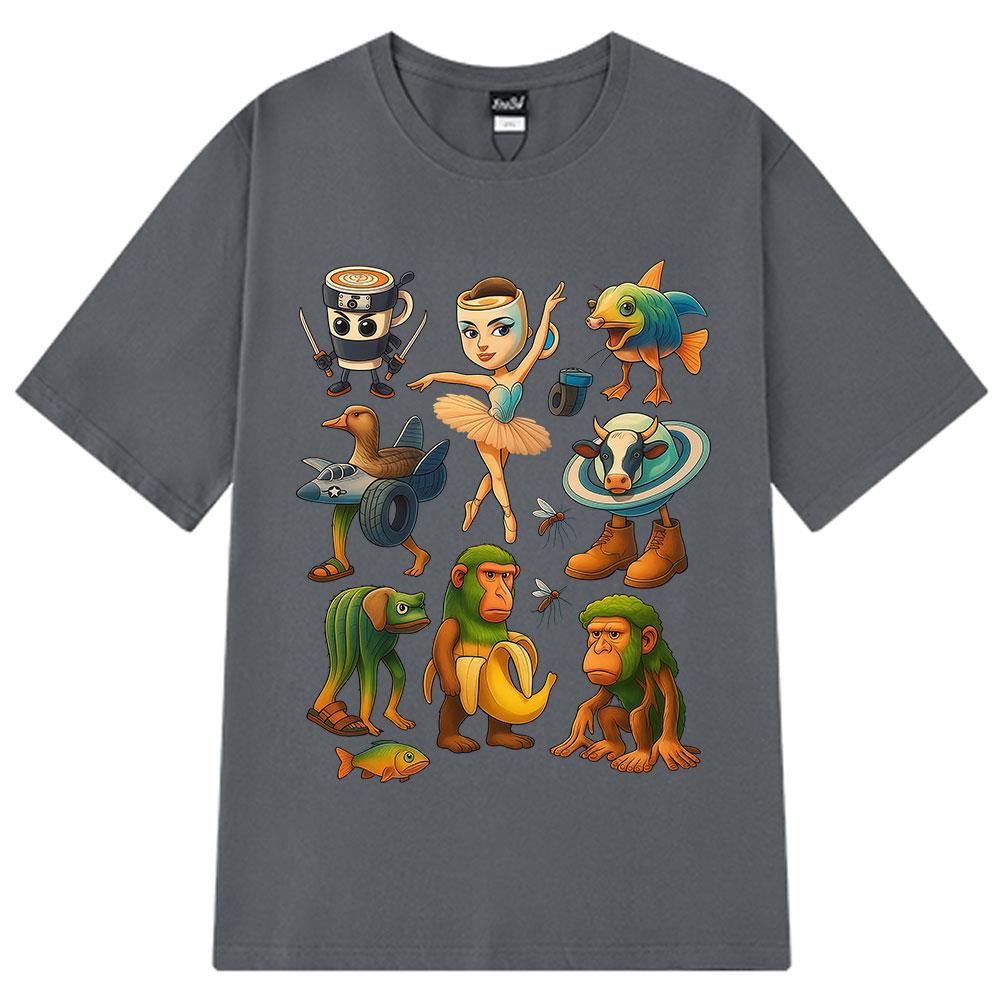 Italian Brainrot Funny Meme Graphic Tshirt Tralalero Tralala Tung Tung Tung Sahur Ballerina Capuchina Brr Brr Patapim T Shirts