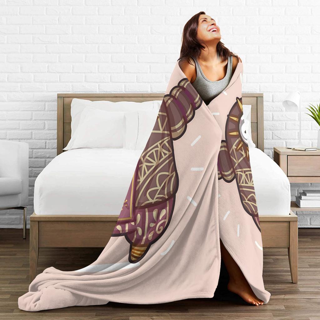 Clair Obscur Expedition 33 Esquie Velvet Throw Fashion Blanket Video Game for Sofa Knitted Fashion Blanket Outdoor Warm Multifunction