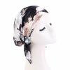 Floral Print Muslim Women Inner Hijabs Cap Arab Wrap Head Scarf Turban Bonnet Ready To Wear Hijab Femme Underscarf Caps Turbante