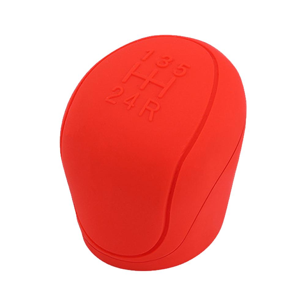 Universal Car Silicone Gear Shift Knob Cover 5 Speed Gear Shift Non-Slip Grip Handle Protective Covers Car Interior Accessories