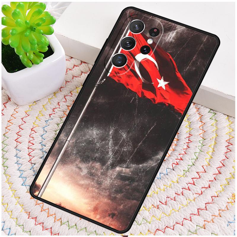 Чехол для телефона TPU с флагом Турции Ататюрка для Samsung Galaxy note 10 pro S26 S25 S24 S23 S22 Ultra Plus S21 FE S20