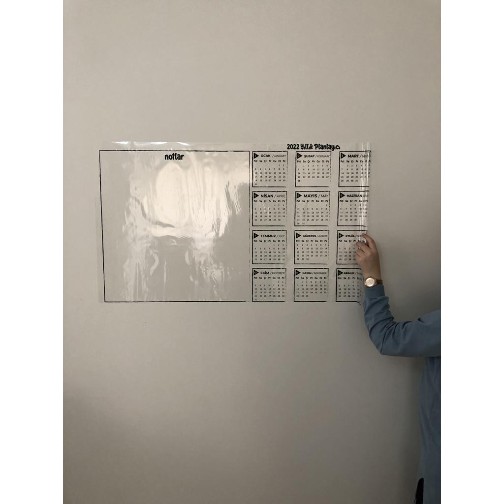 2023 Годовой планировщик Ежегодный планировщик Умная бумажная доска Доска для письма + ручка 100x56 см Модель 4
